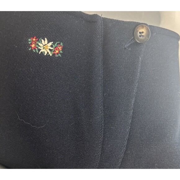 Post Card Ski Pants Women's Size 10 Black Postcard Bodycon Luxury Apres' Italy - Picture 6 of 6